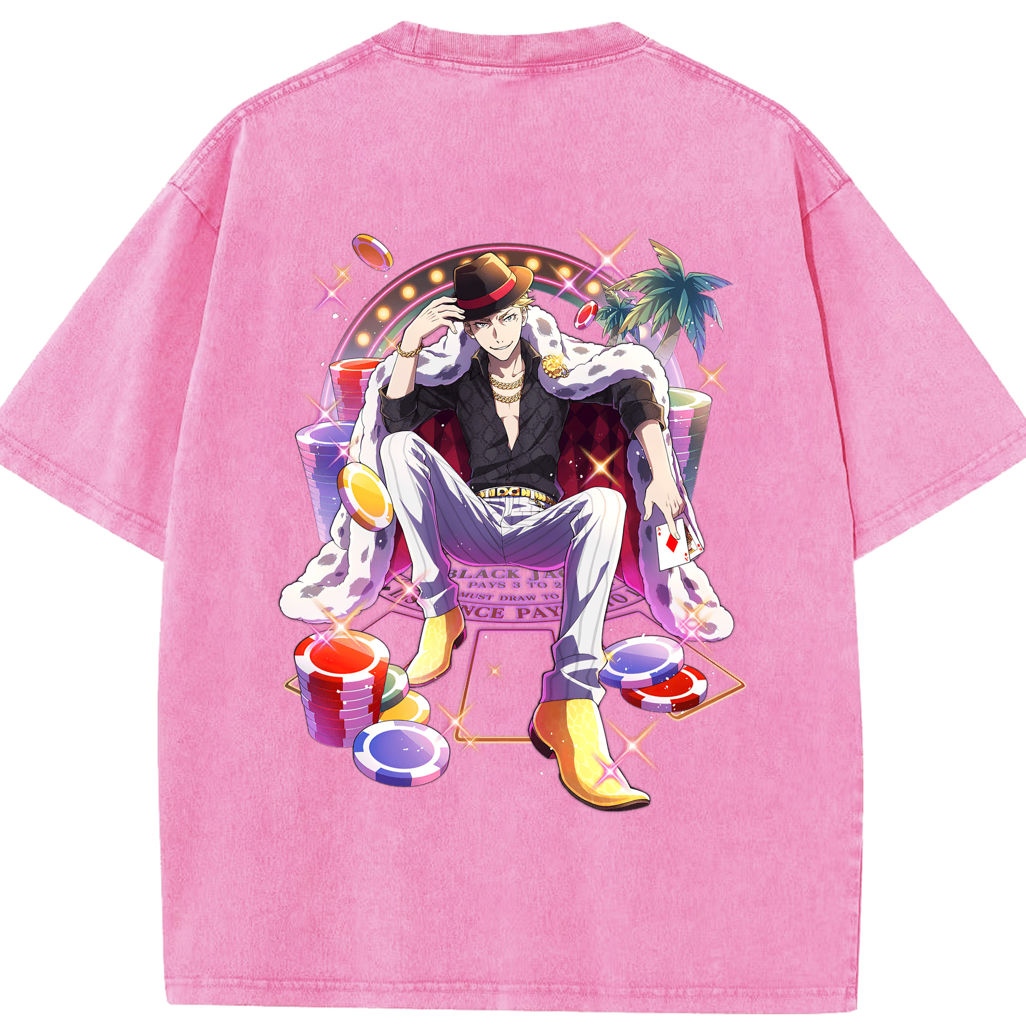 （画像用） 文豪ストレイドッグス Bungo Stray Dogs 綿100% ヴィンテージ風 半袖Tシャツ（背面プリント）